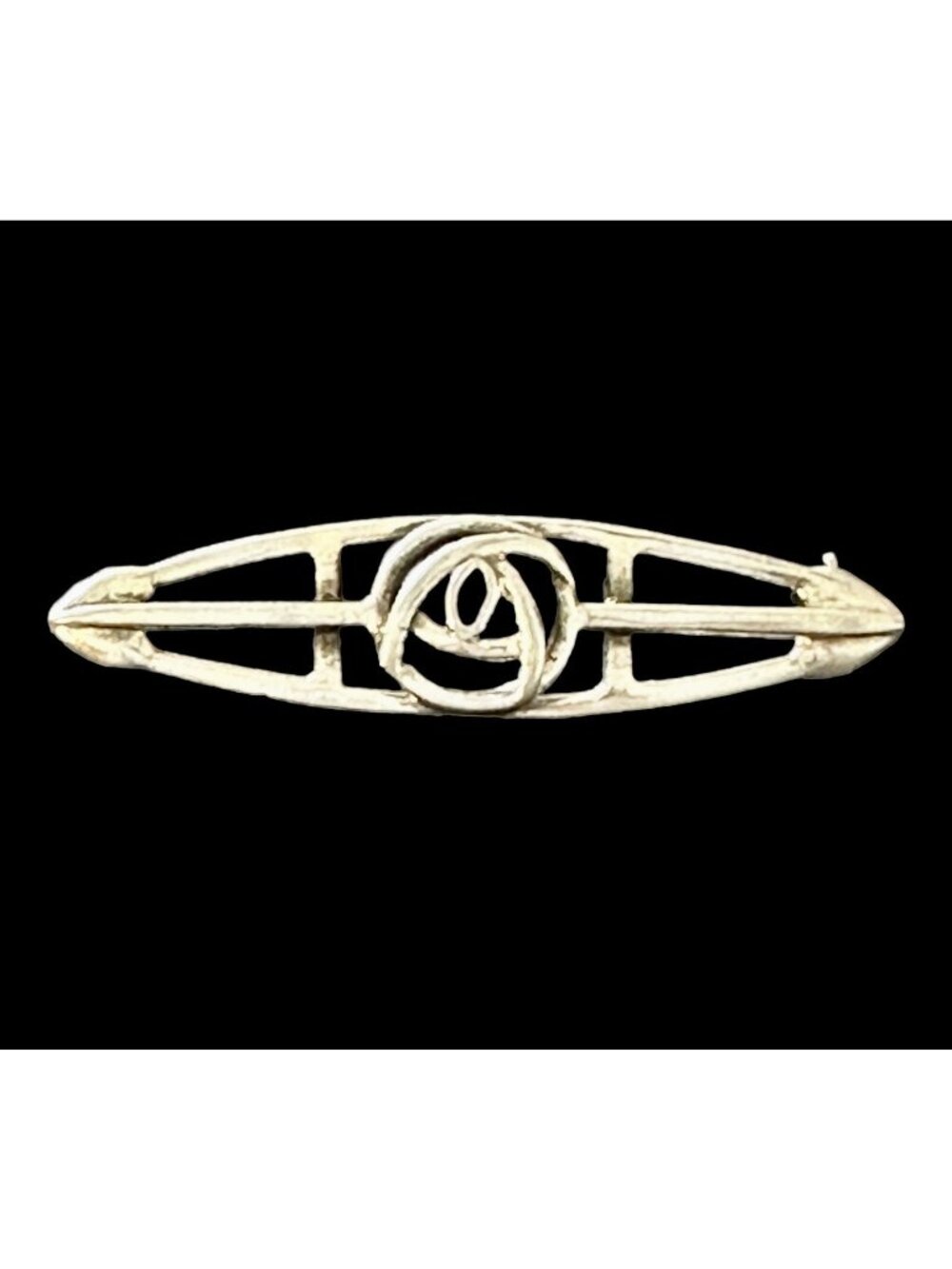 Charles Rennie Mackintosh Glasgow Rose Brooch Sterling Silver Art Nouveau Style